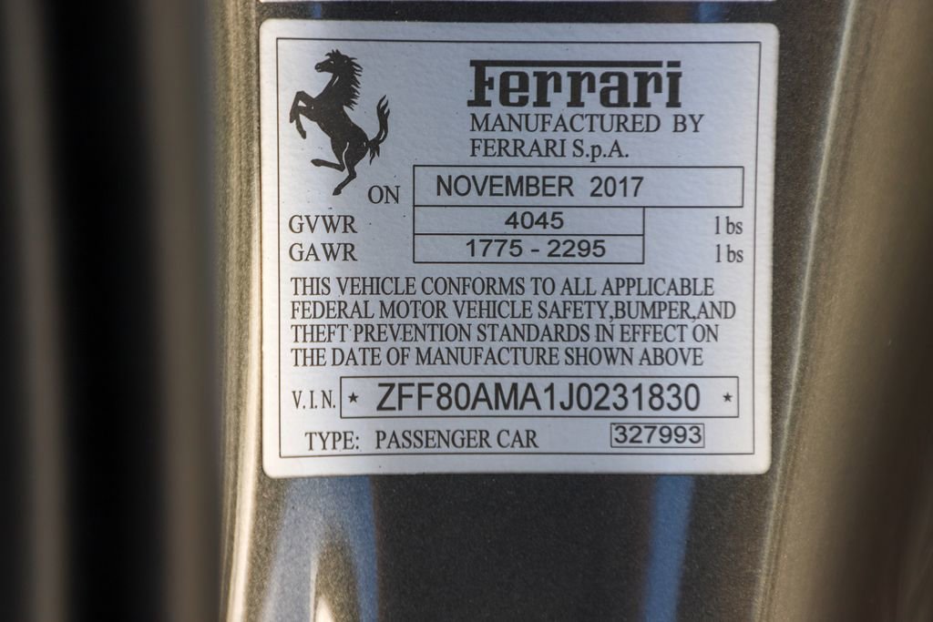 Certified 2018 Ferrari 488 Spider image 67