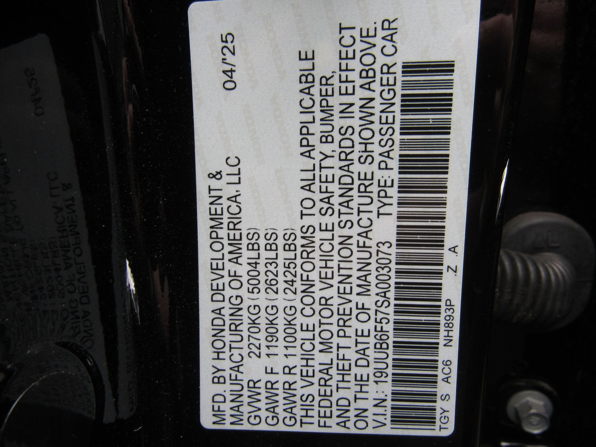 Certified 2025 Acura TLX SH-AWD w/ A-SPEC Pkg image 30