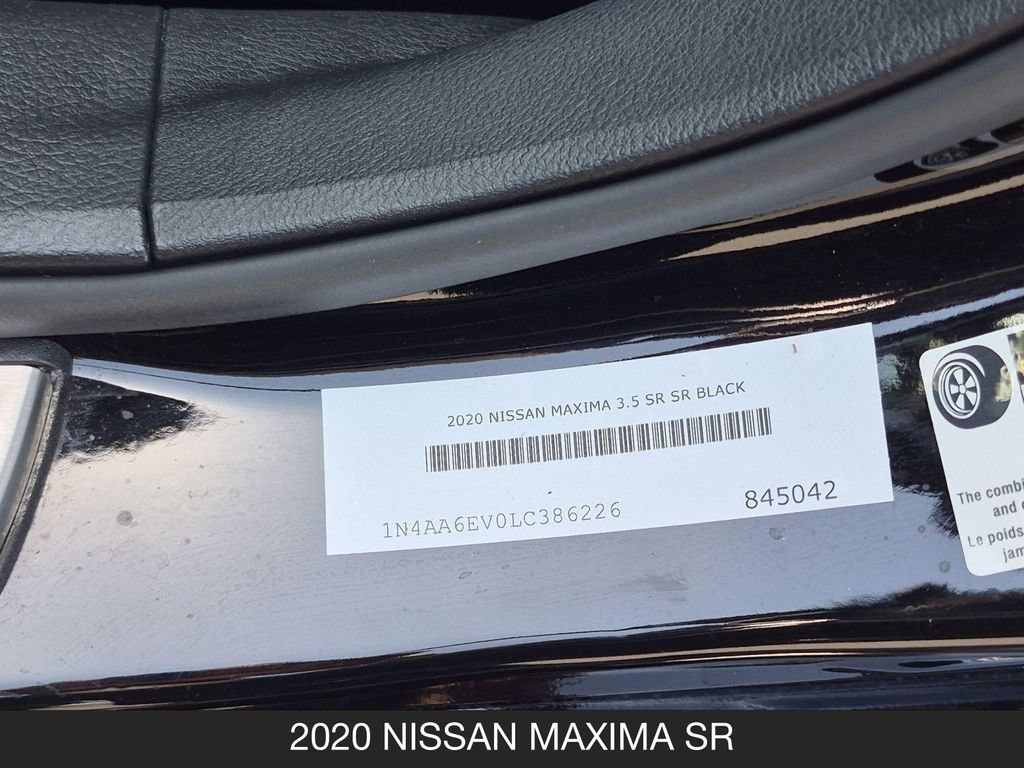 Used 2020 Nissan Maxima SR w/ Sport Mat Group FWD image 27