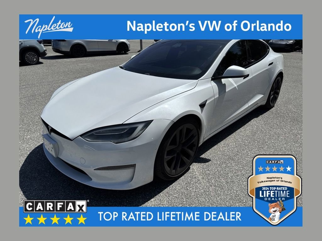 Used 2021 Tesla Model S Plaid AWD/4WD image 1