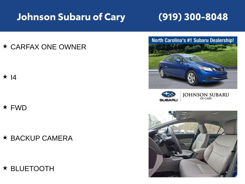 Used 2013 Honda Civic LX image 6