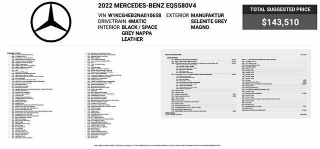 Used 2022 Mercedes-Benz EQS 580 4MATIC Sedan image 46
