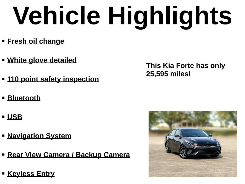 Used 2024 Kia Forte LXS w/ LXS Technology Package FWD image 34