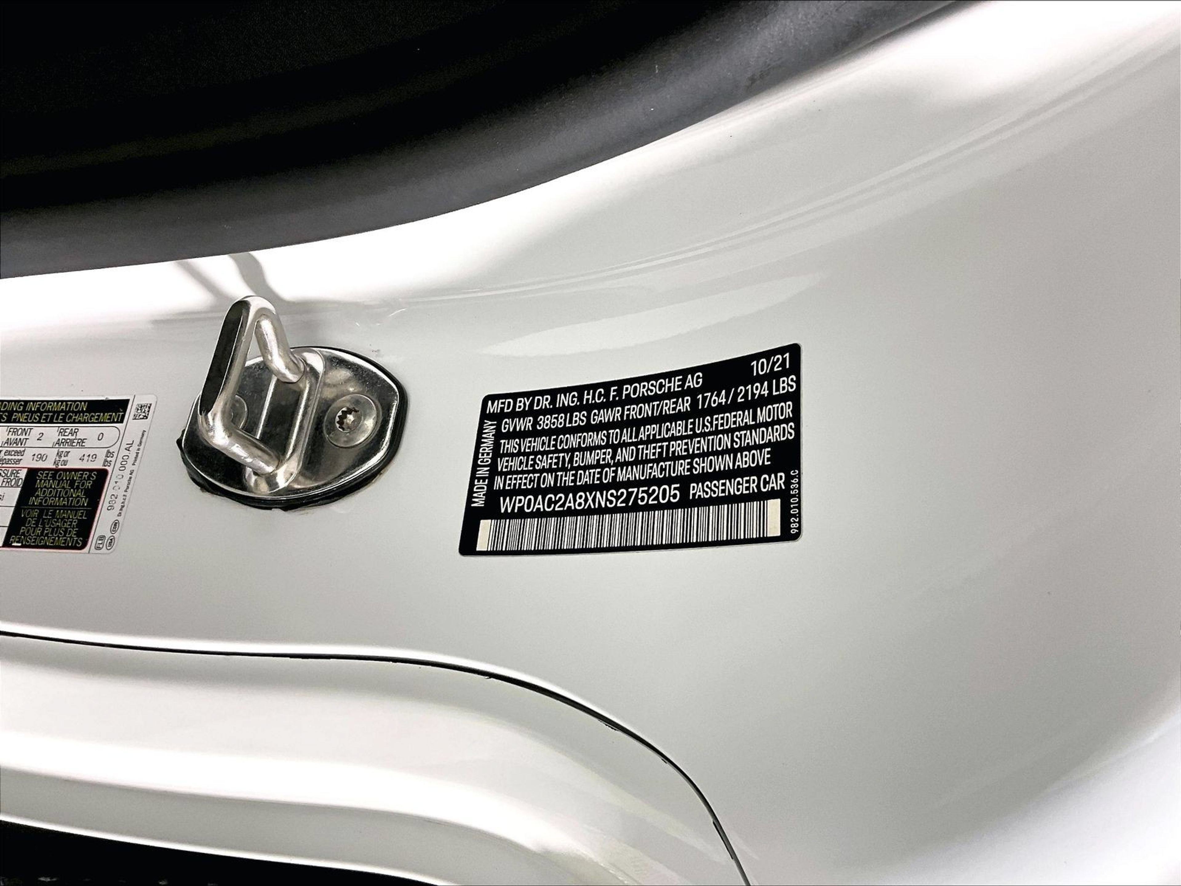 Certified 2022 Porsche 718 Cayman GT4 RWD image 27