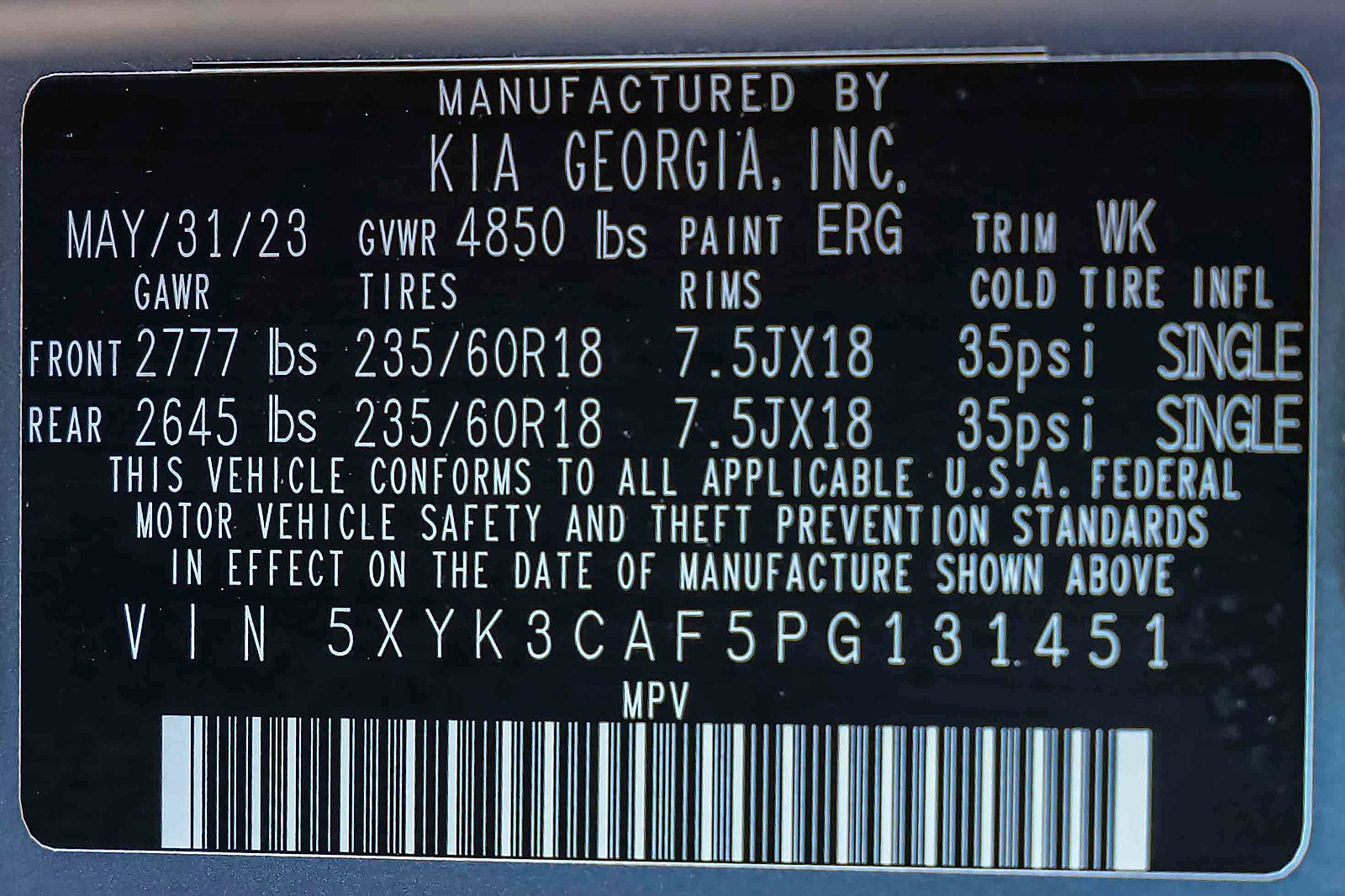 Certified 2023 Kia Sportage EX image 31