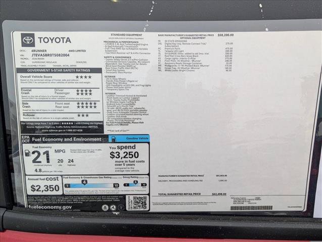New 2026 Toyota 4Runner Limited AWD/4WD image 17