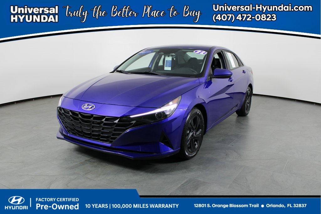 Certified 2022 Hyundai Elantra SEL
