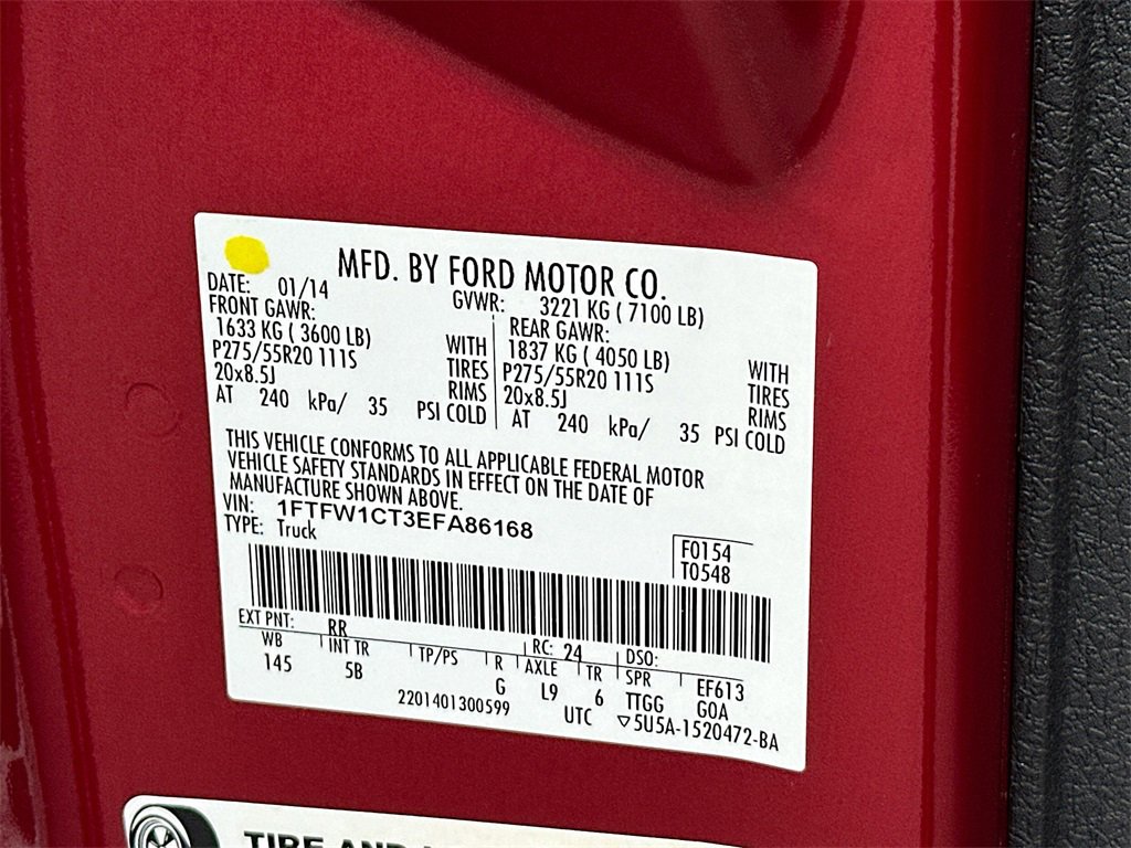 Used 2014 Ford F150 FX2 w/ Equipment Group 402A Luxury image 27