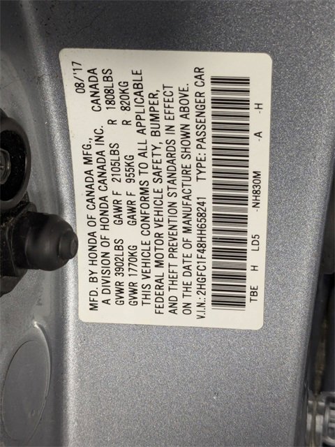 Used 2017 Honda Civic EX-T image 33