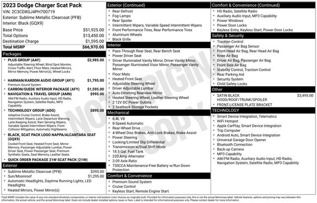 Used 2023 Dodge Charger Scat Pack w/ Plus Group RWD image 7