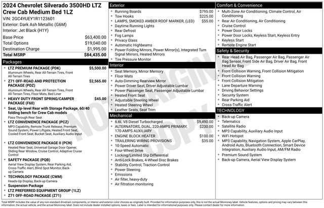 Used 2024 Chevrolet Silverado 3500 LTZ w/ LTZ Premium Package image 29