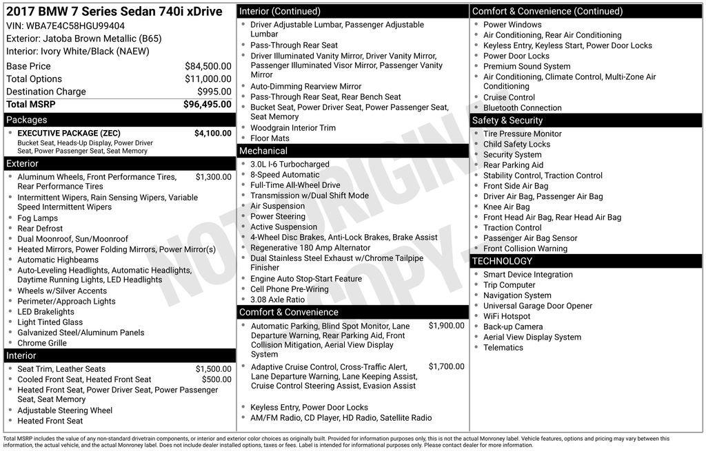 Used 2017 BMW 740i xDrive image 27