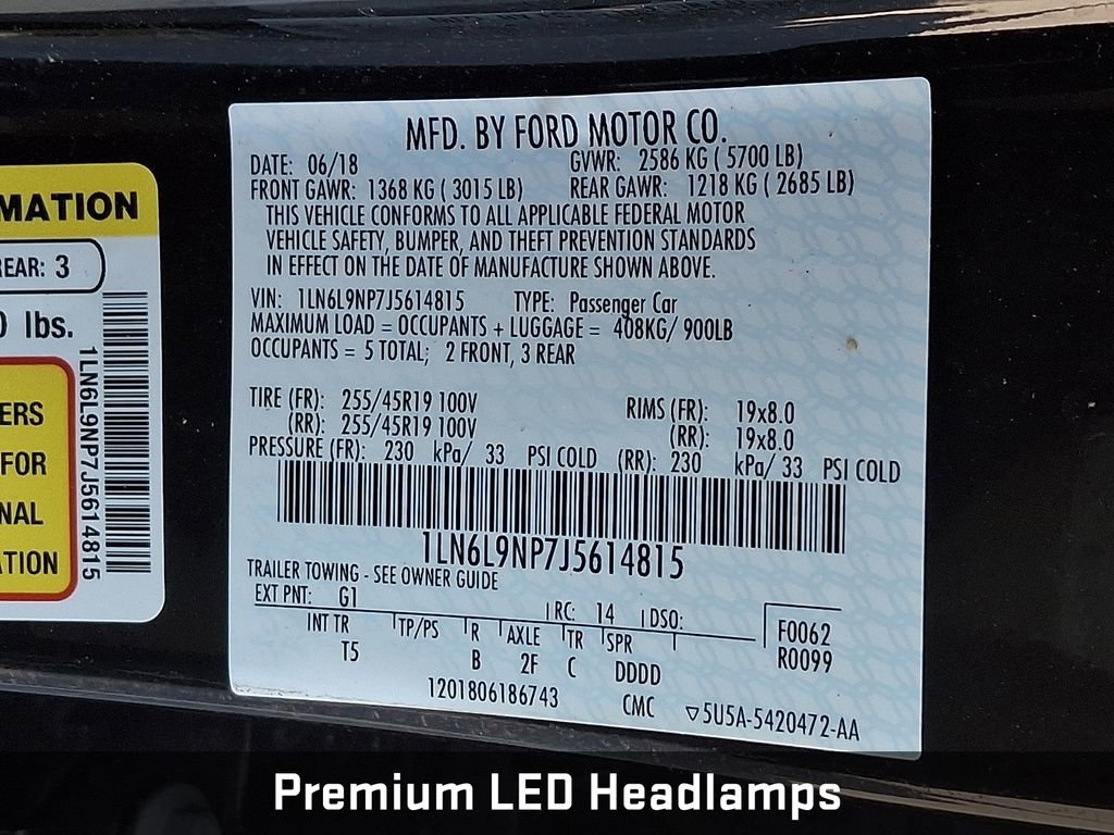 Used 2018 Lincoln Continental Reserve w/ Luxury Package image 21