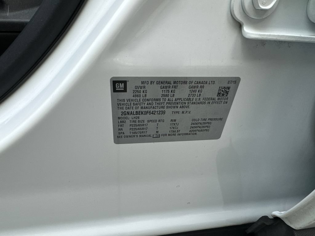 Used 2015 Chevrolet Equinox LT w/ Driver Convenience Package FWD image 86