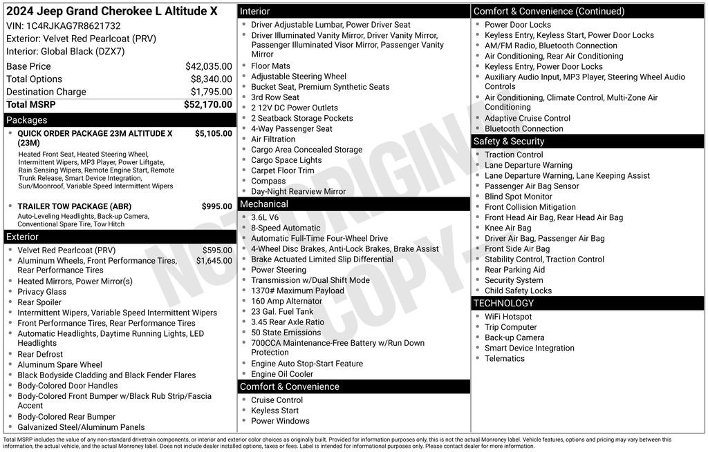 Certified 2024 Jeep Grand Cherokee L Altitude image 37