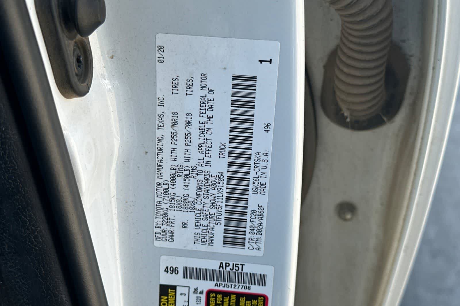Used 2020 Toyota Tundra SR5 w/ SR5 Convenience Package AWD/4WD image 28