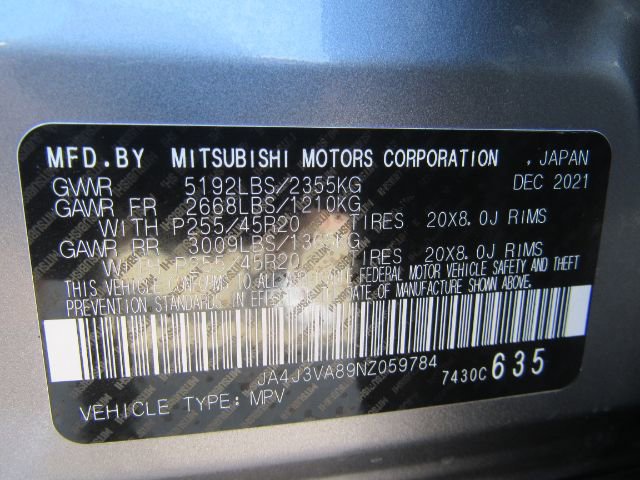 Used 2022 Mitsubishi Outlander SEL image 59