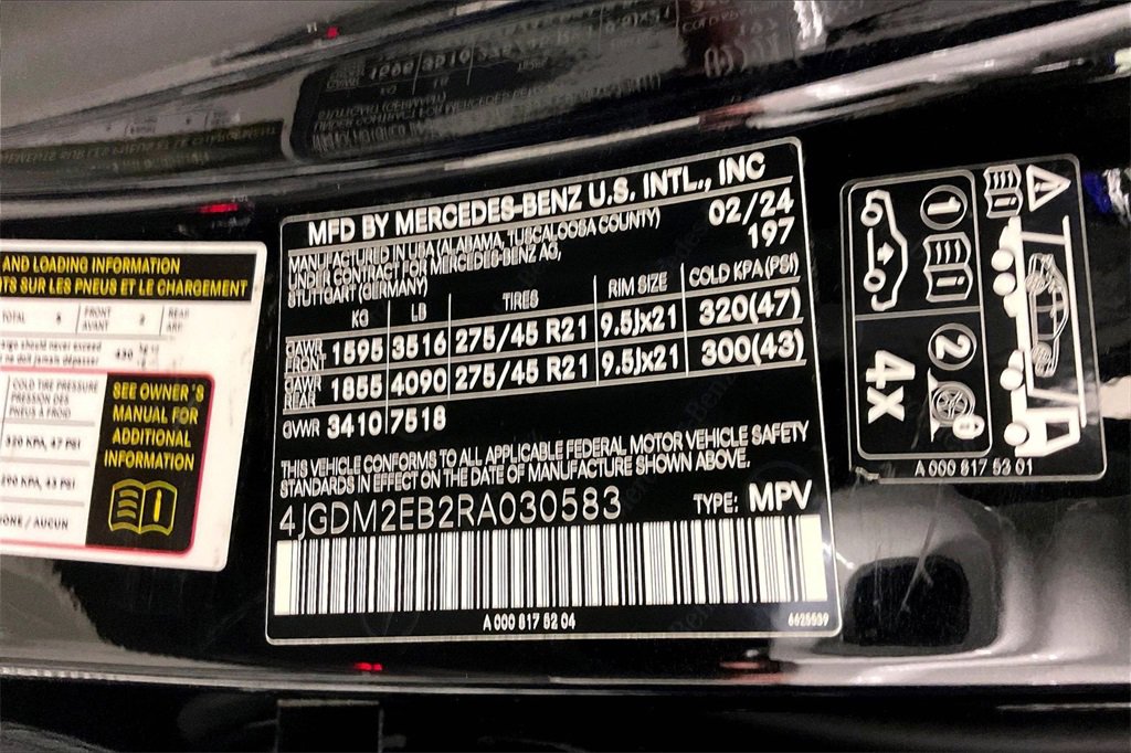 Certified 2024 Mercedes-Benz EQS 450+ 4MATIC SUV image 25