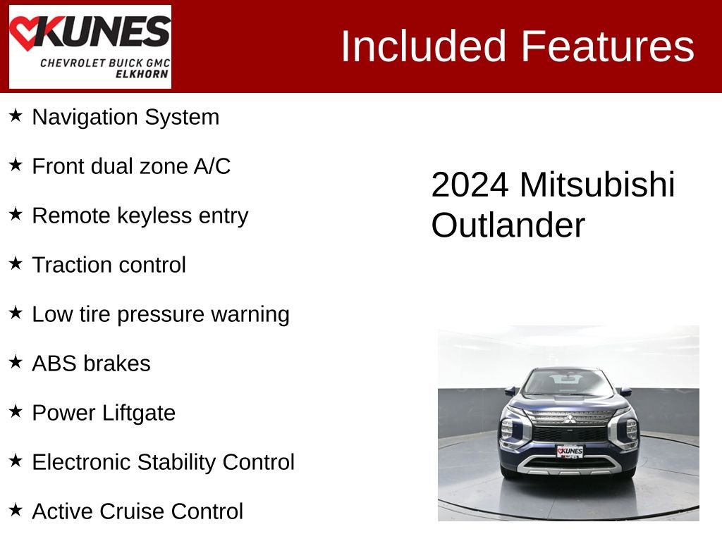 Used 2024 Mitsubishi Outlander SE image 2