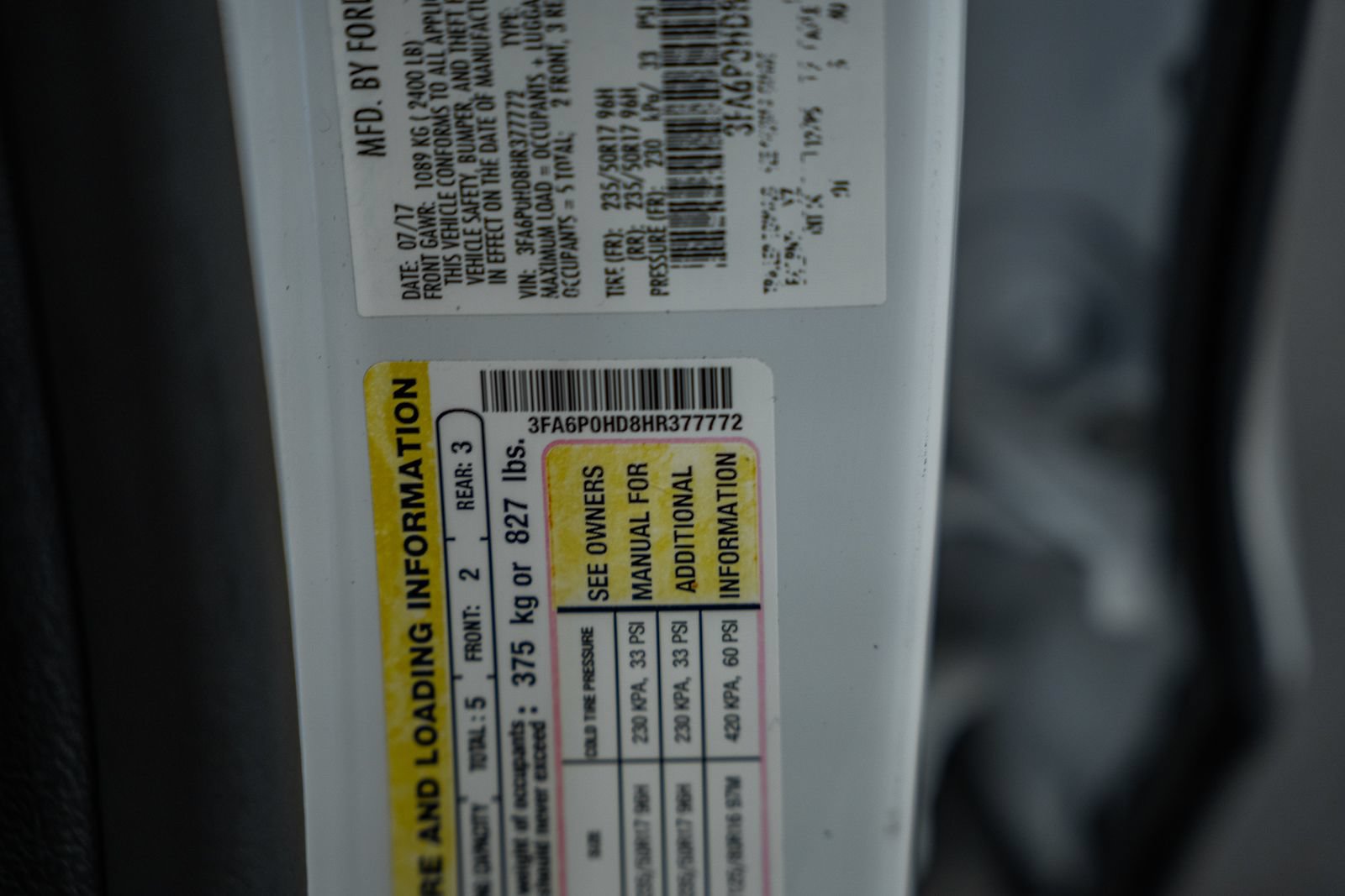 Used 2017 Ford Fusion SE FWD image 41