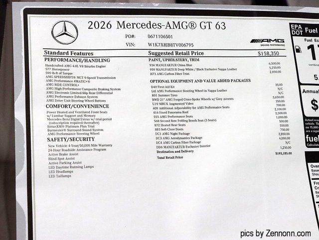 New 2026 Mercedes-Benz AMG GT 63 image 31
