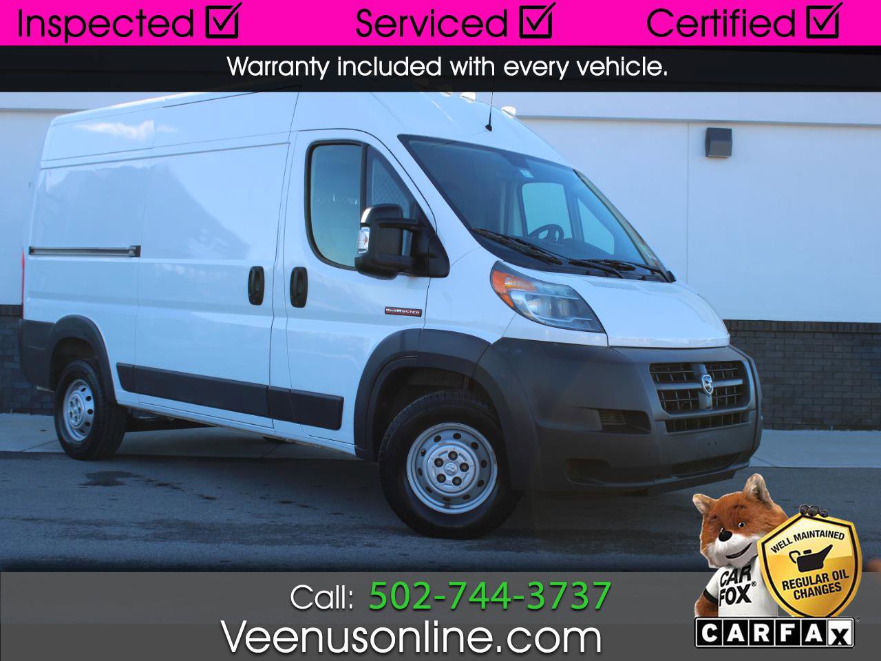 Used 2017 RAM ProMaster 1500