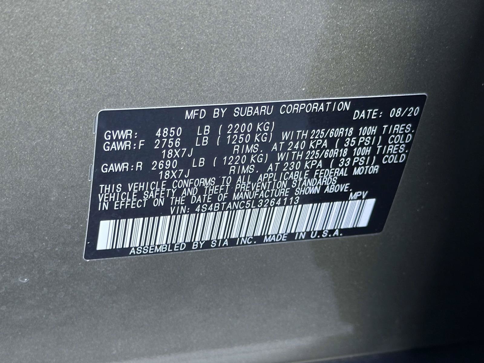 Used 2020 Subaru Outback Limited w/ Popular Package #2 AWD/4WD image 25