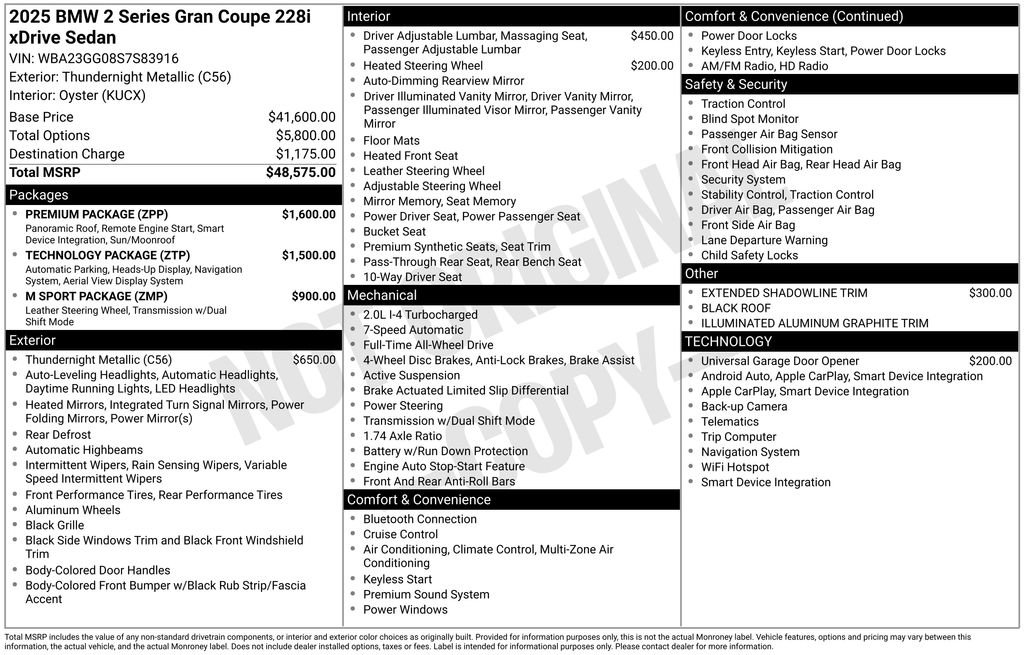 Used 2025 BMW 228i xDrive w/ Premium Package image 5