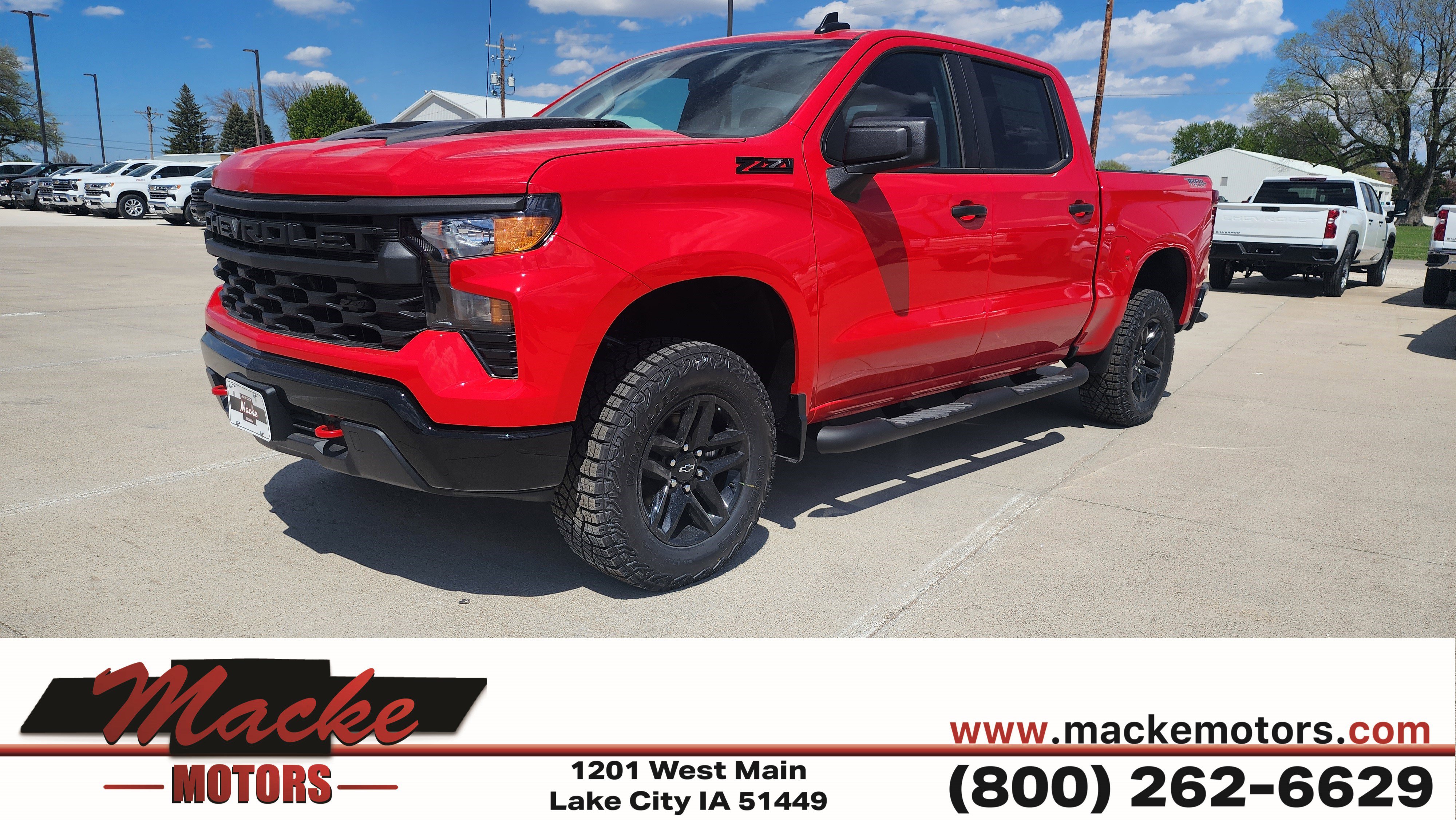 New 2026 Chevrolet Silverado 1500 Custom Trail Boss w/ LPO, Dark Essentials Package AWD/4WD video 1