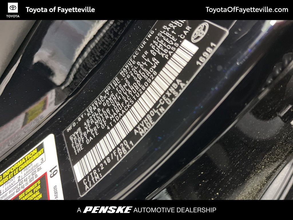 Used 2026 Toyota Camry LE w/ Convenience Package FWD image 35