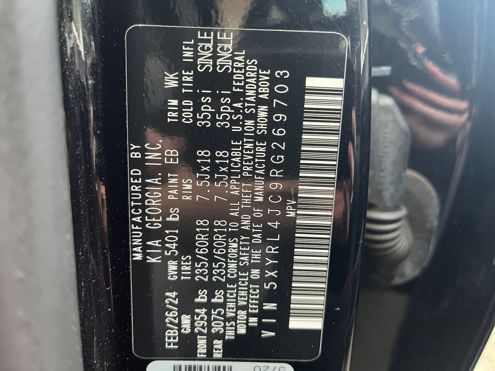 Used 2024 Kia Sorento S FWD image 30