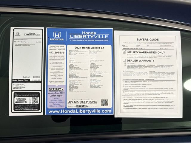 Used 2024 Honda Accord EX image 52