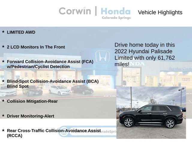 Used 2022 Hyundai Palisade Limited w/ Cargo Package image 6