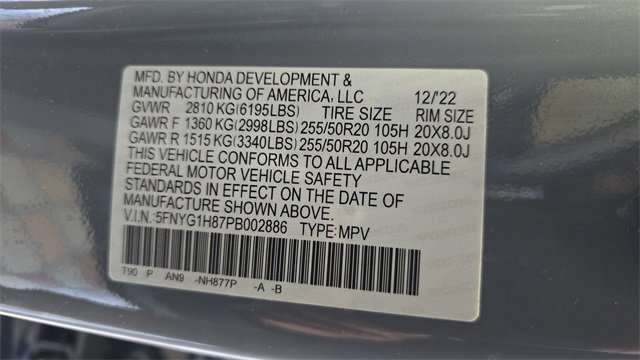 Used 2023 Honda Pilot Elite image 33