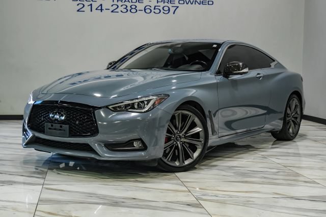 Used 2021 INFINITI Q60 Red Sport 400 w/ Carbon Fiber Package AWD/4WD image 2