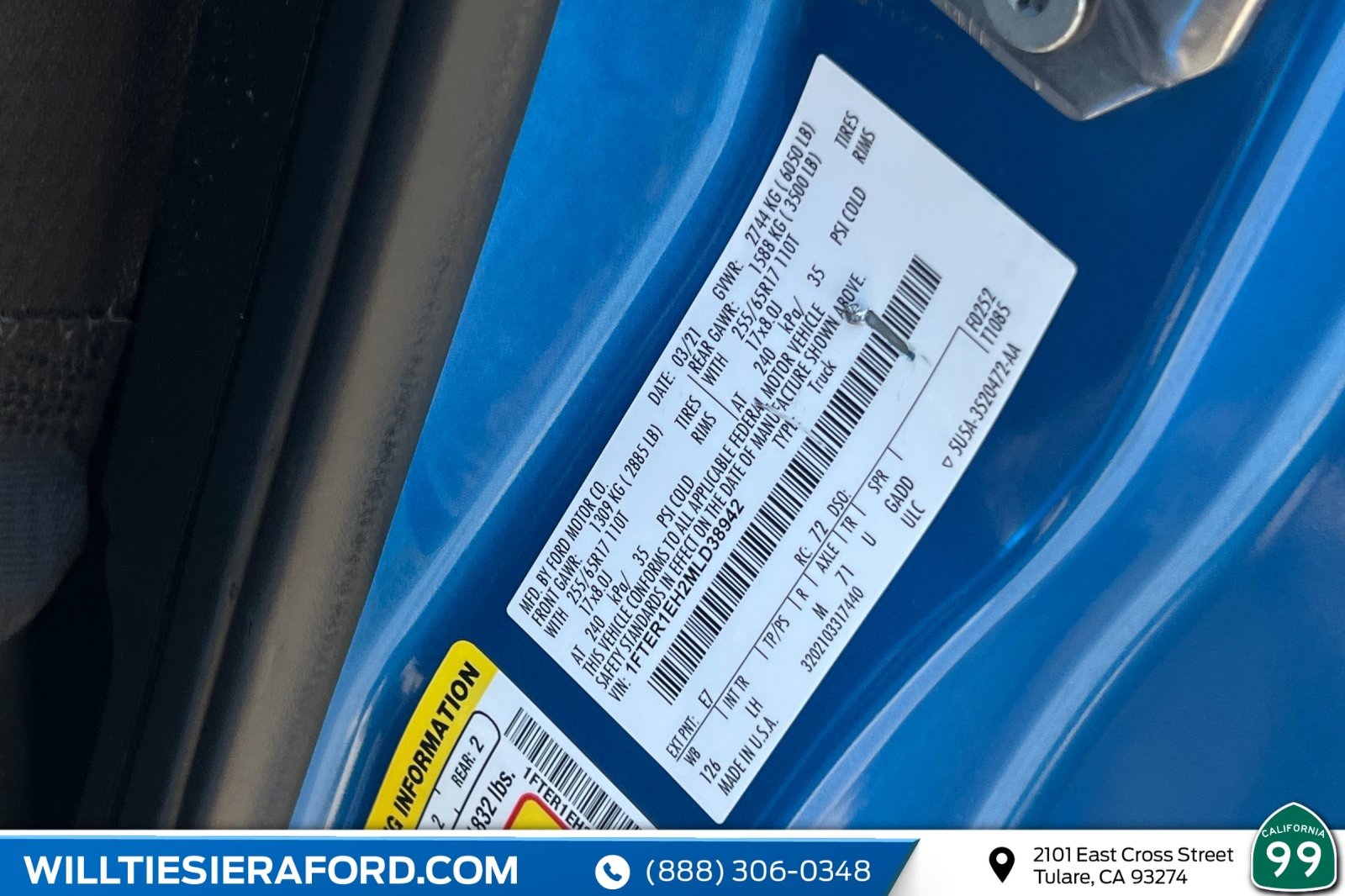 Used 2021 Ford Ranger XLT w/ Equipment Group 301A Mid image 34