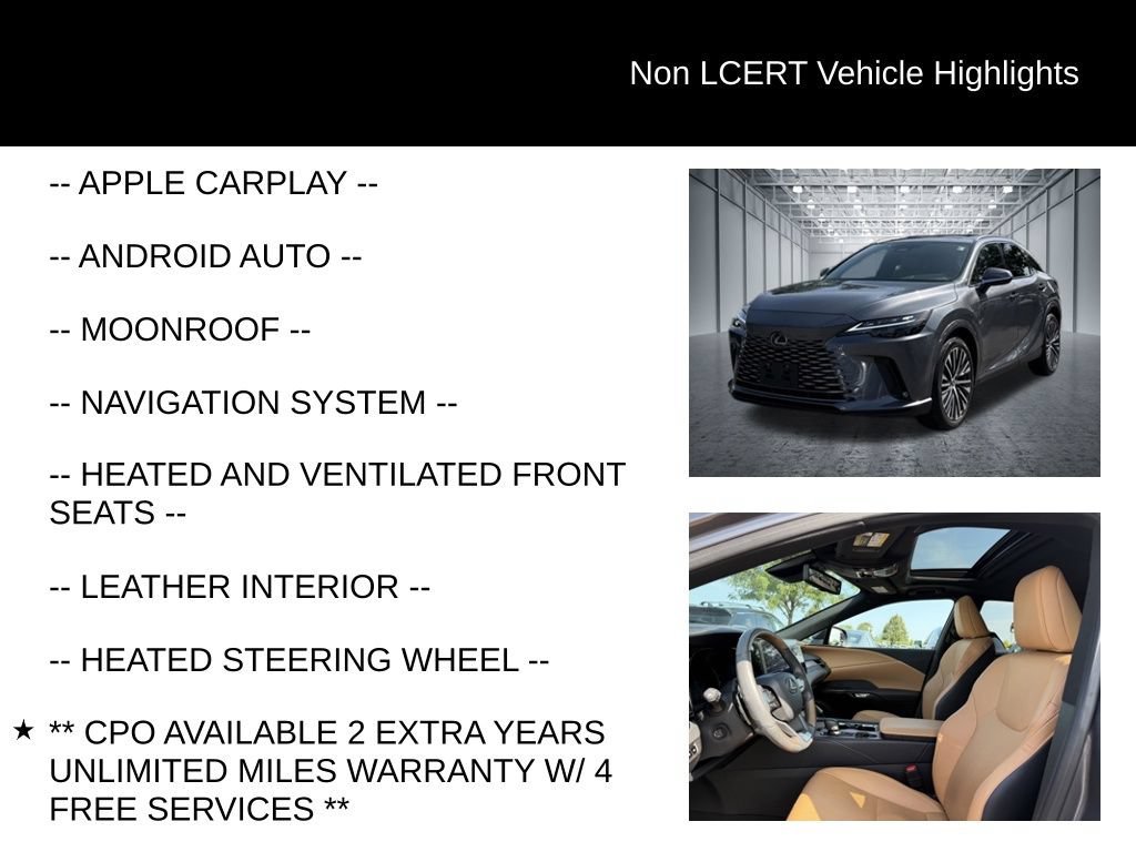 Used 2023 Lexus RX 350 Premium Plus w/ Accessory Package AWD/4WD image 29