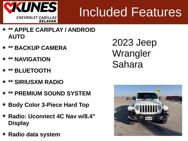 Used 2023 Jeep Wrangler Unlimited Sahara AWD/4WD image 3