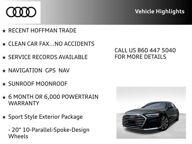 Used 2020 Audi A8 L 4.0T AWD/4WD image 7