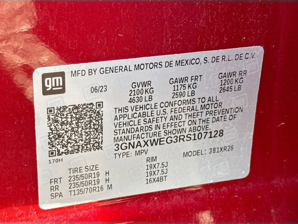 Used 2024 Chevrolet Equinox RS w/ LPO, Floor Liner Package image 31