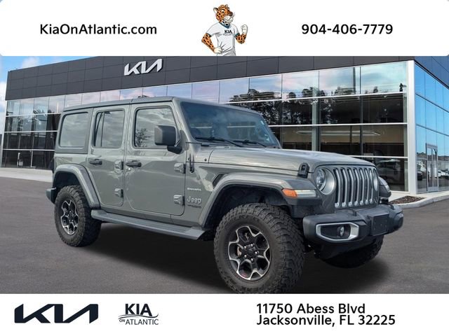 Used 2021 Jeep Wrangler Unlimited Sahara AWD/4WD image 1