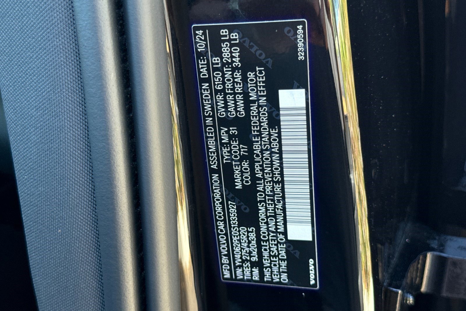 Used 2025 Volvo XC90 B6 Ultra image 42