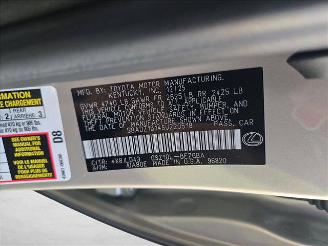 Used 2025 Lexus ES 350 w/ Premium Package FWD image 15