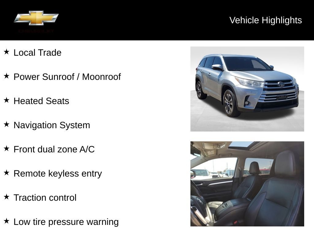 Used 2017 Toyota Highlander XLE AWD/4WD image 18