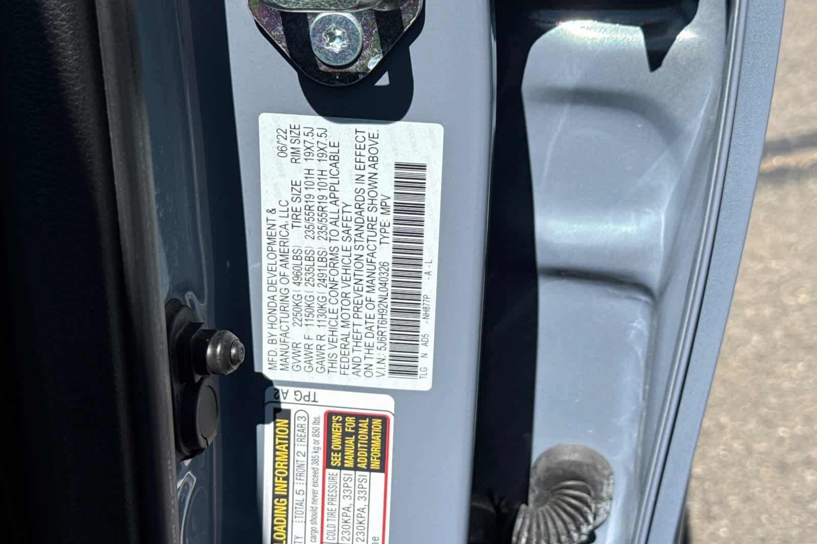 Used 2022 Honda CR-V Touring image 34