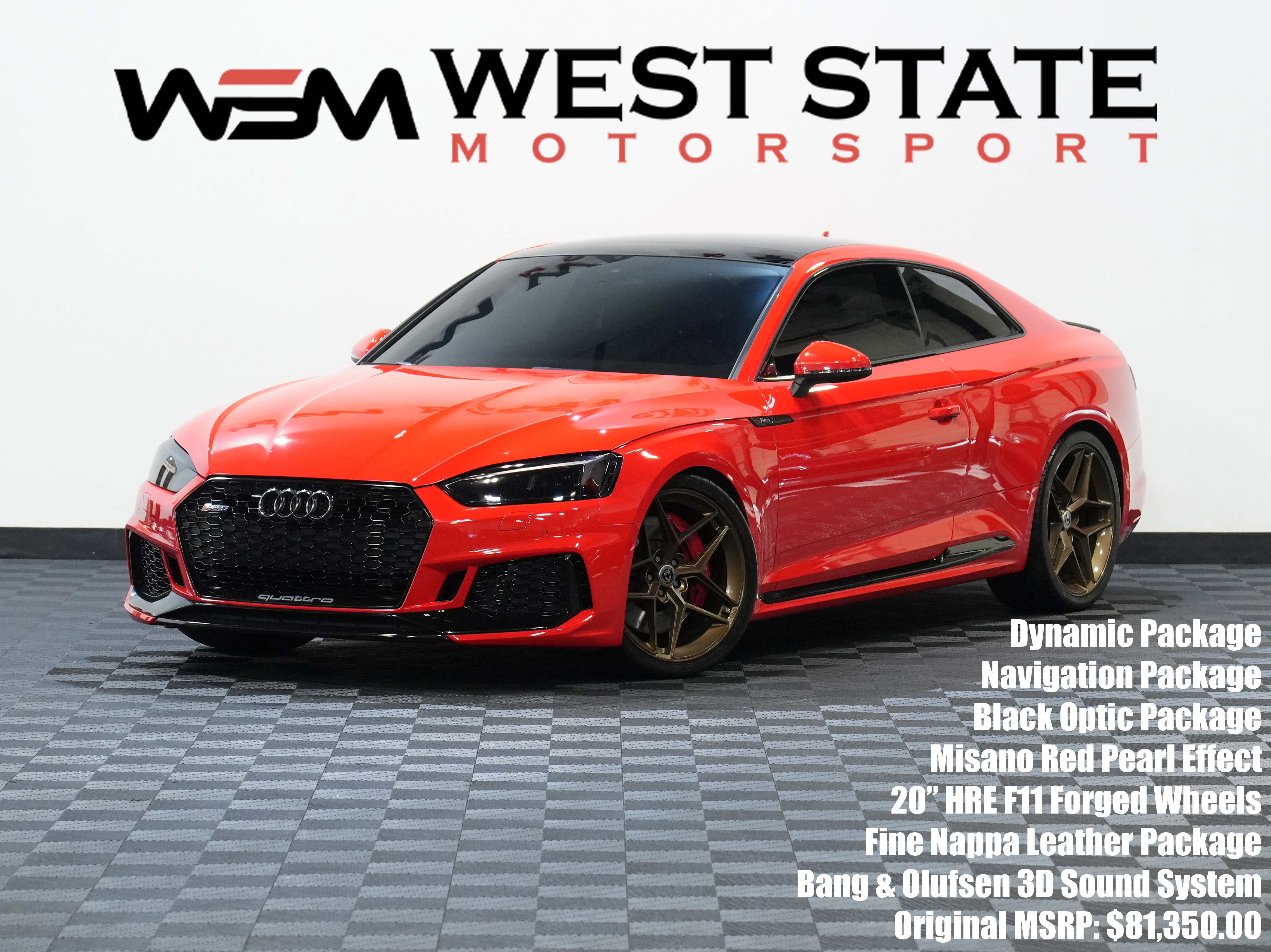 Used 2018 Audi RS 5 w/ Dynamic Package