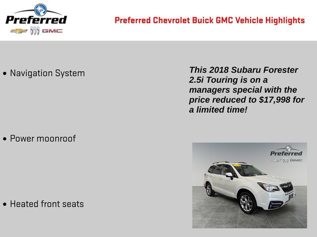 Used 2018 Subaru Forester 2.5i Touring AWD/4WD image 2