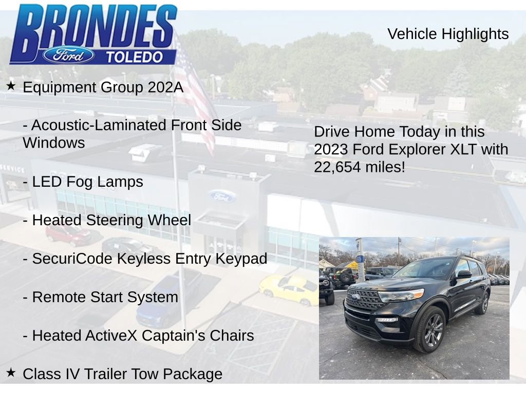 Used 2023 Ford Explorer XLT w/ Equipment Group 202A image 5