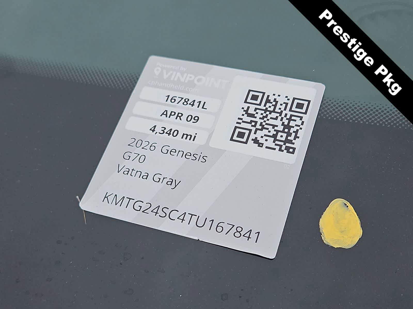 Certified 2026 Genesis G70 2.5T Prestige RWD image 34