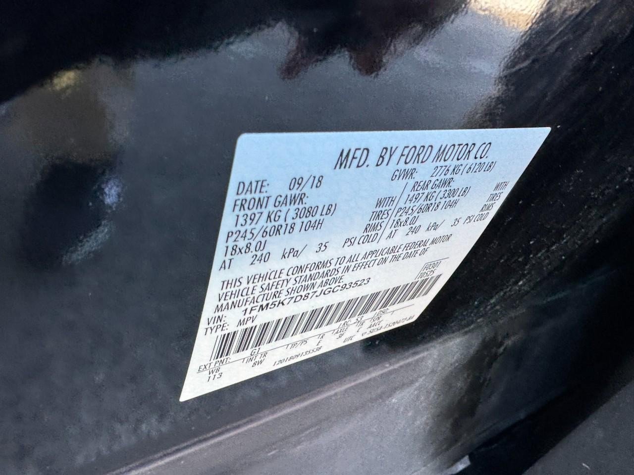 Used 2018 Ford Explorer XLT w/ Equipment Group 201A image 24